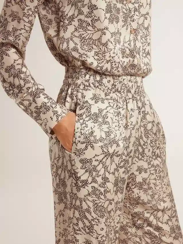 Damen-Jogginghose mit Blumenprint