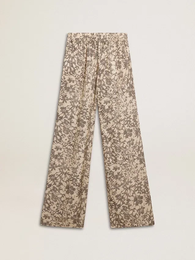 Damen-Jogginghose mit Blumenprint