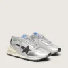 Damen-Marathon mit Obermaterial aus silbernem Ripstop-Nylon und schwarzem Stern