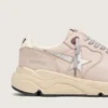 Damen-Running Sole aus puderrosa Leder mit silbernem Stern