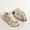Damen-Running Sole mit Swarovski-Kristallen und elfenbeinfarbenem Stern verziert