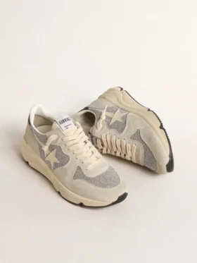 Damen-Running Sole mit Swarovski-Kristallen und elfenbeinfarbenem Stern verziert