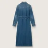 Damen-Shirtkleid aus Denim mit Gürtel