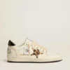 Damen-Sneaker «Ball Star» mit Stern im Leopardenmuster, verziert mit Swarovski-Kristallen