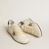 Damen-Sneaker «Ball Star» mit Stern im Leopardenmuster, verziert mit Swarovski-Kristallen