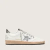 Damen-Sneaker «Ball Star Wishes» aus Nappaleder mit Glitzerstern und Fersenlasche