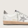 Damen-Sneaker «Ball Star Wishes» aus Nappaleder mit Glitzerstern und Fersenlasche
