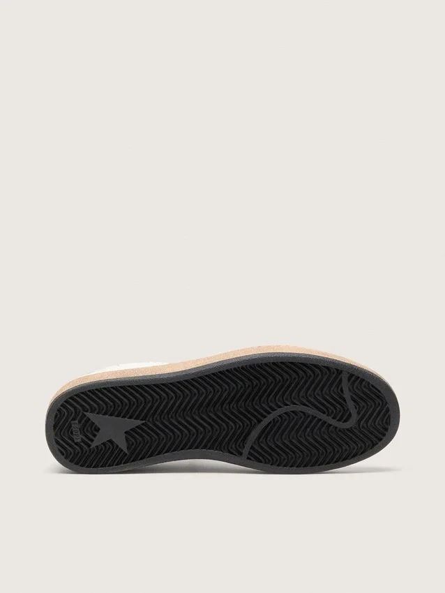 Damen-Sneaker «Ball Star Wishes» aus Nappaleder mit Glitzerstern und Fersenlasche