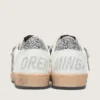 Damen-Sneaker «Ball Star Wishes» aus Nappaleder mit Glitzerstern und Fersenlasche