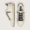Damen-Sneaker «Ball Star Wishes» mit Stern aus Wildleder und Fersenlasche aus Ponyfell mit Leopardenmuster
