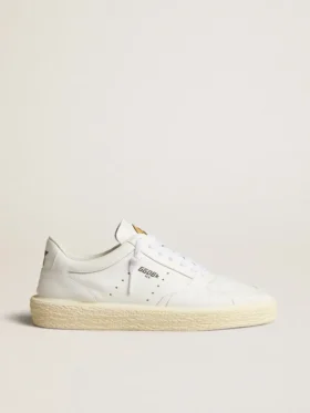 Damen-Sneaker «Tenth Star» aus weissem Leder