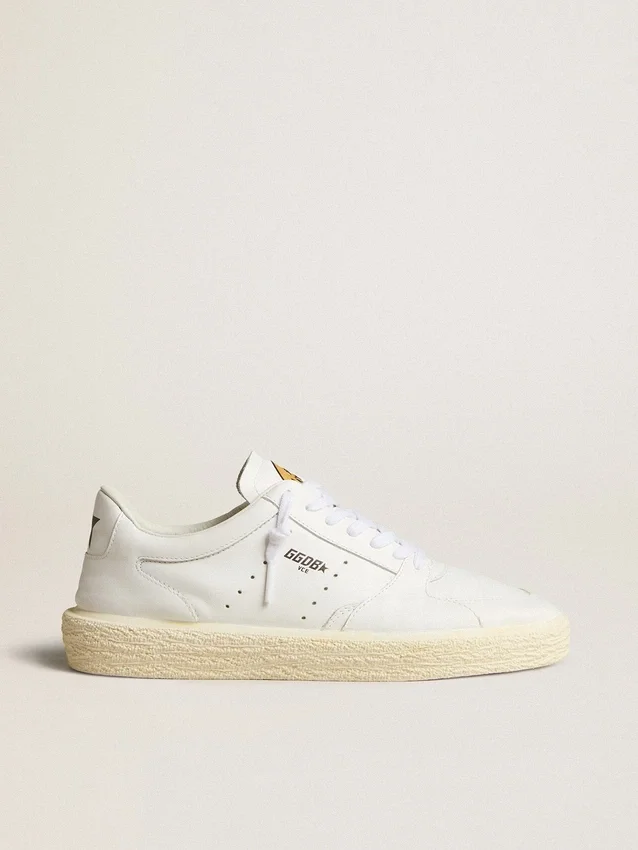 Damen-Sneaker «Tenth Star» aus weissem Leder