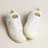 Damen-Sneaker «Tenth Star» aus weissem Leder