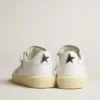 Damen-Sneaker «Tenth Star» aus weissem Leder