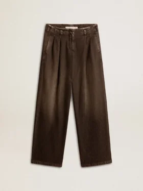 Damenhose aus Baumwolle mit mittlerer Waschung