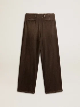 Damenhose aus Baumwolle mit mittlerer Waschung