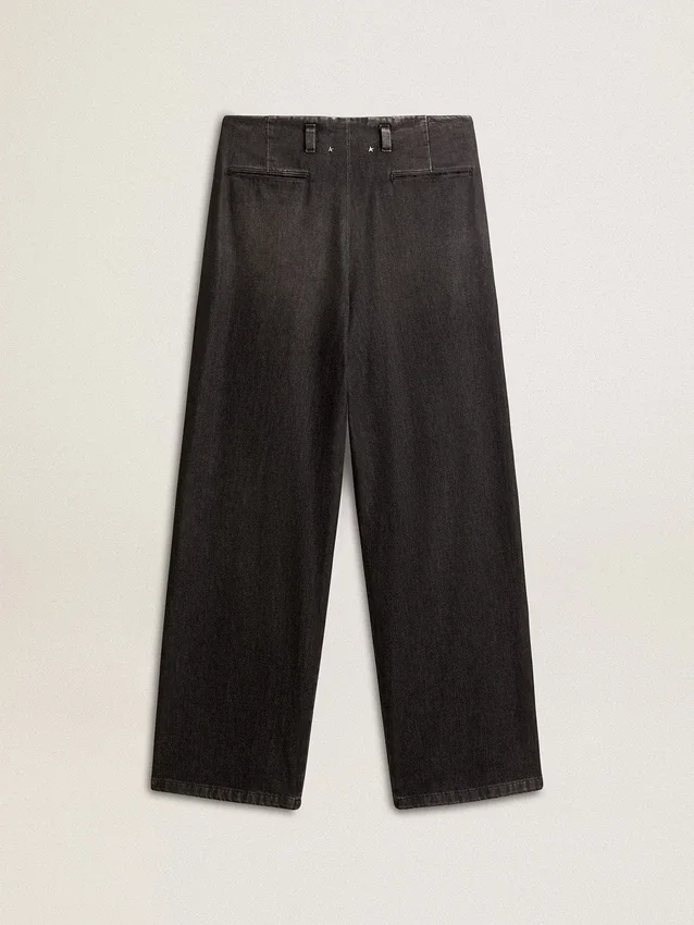 Damenhose aus Baumwolle mit mittlerer Waschung