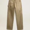 Damenhose aus Baumwolle mit Used-Look