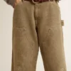 Damenhose aus Baumwolle mit Used-Look