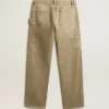 Damenhose aus Baumwolle mit Used-Look