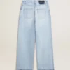 Damenhose aus Denim im Used-Look