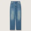 Damenjeans mit mittlerer Waschung