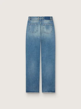 Damenjeans mit mittlerer Waschung