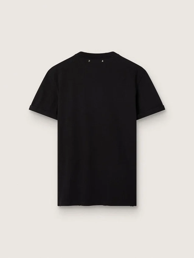 Distressed-Hemd aus der Golden Collection in Vintage-Schwarz