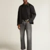 Distressed-Hemd aus der Golden Collection in Vintage-Schwarz