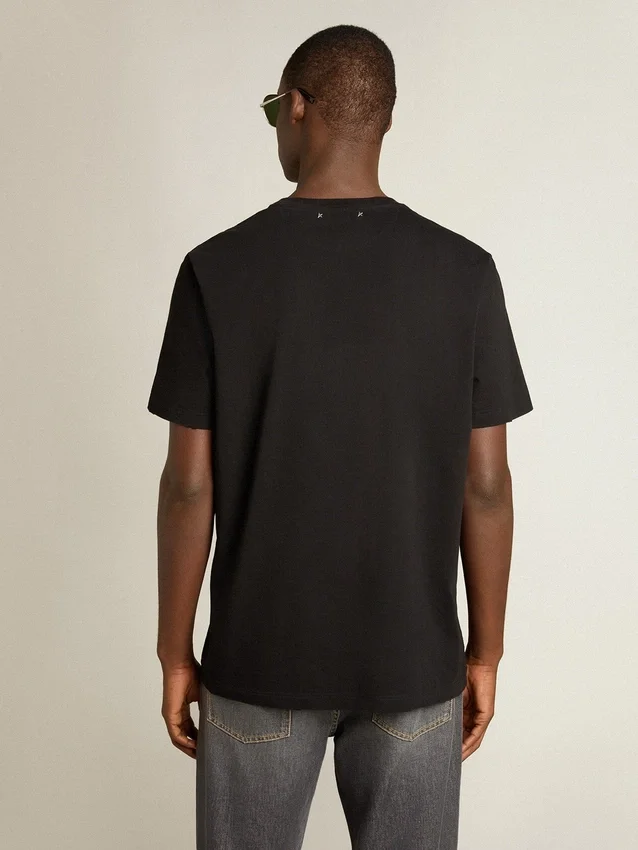Distressed-Hemd aus der Golden Collection in Vintage-Schwarz