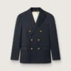 Doppelreihiger Herren-Blazer in Dunkelblau