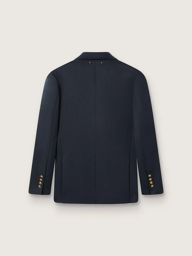 Doppelreihiger Herren-Blazer in Dunkelblau