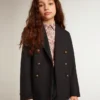 Dunkelblauer Blazer für Jungen mit doppelreihiger Knopfleiste