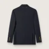 Dunkelblauer Zweireiher-Blazer für Damen