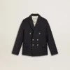 Dunkelblauer Zweireiher-Blazer für Jungen