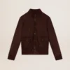 Flightjacke aus der Golden Collection aus dunkelbraunem Wildleder