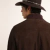 Flightjacke aus der Golden Collection aus dunkelbraunem Wildleder