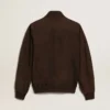 Flightjacke aus der Golden Collection aus dunkelbraunem Wildleder