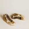Francy Penstar in Goldglitter mit weissem Lederstern