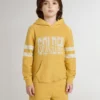 Gelbes Kinder-Sweatshirt mit Vintage-Print