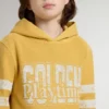 Gelbes Kinder-Sweatshirt mit Vintage-Print