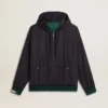 Grün-blaues Wende-Sweatshirt für Herren