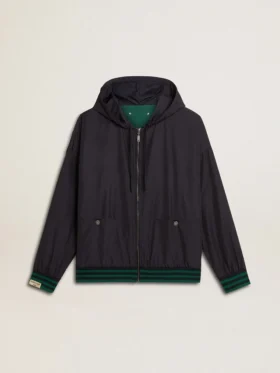 Grün-blaues Wende-Sweatshirt für Herren