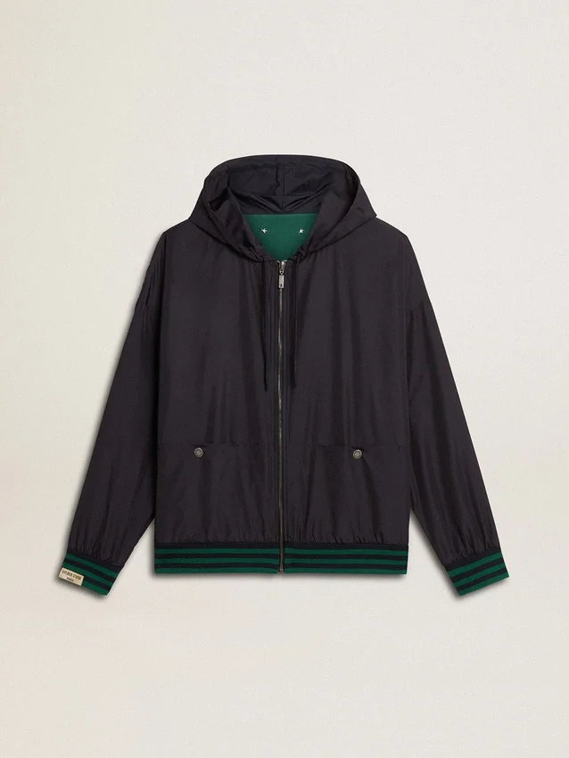 Grün-blaues Wende-Sweatshirt für Herren