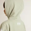 Hellgrünes Sweatshirt mit Reissverschluss