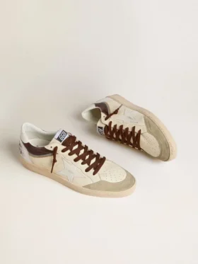 Herren-Ball Star LTD aus Nappa mit Nappa-Stern und Lederlasche an der Ferse