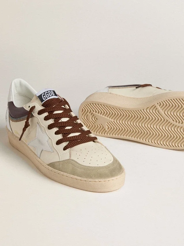 Herren-Ball Star LTD aus Nappa mit Nappa-Stern und Lederlasche an der Ferse