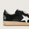 Herren-Ball Star LTD aus schwarzem Wildleder mit Lederwaren