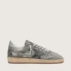 Herren-Ball Star LTD in grauem Denim mit schwarzem Lederstern