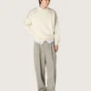 Herren-Ball Star LTD in grauem Denim mit schwarzem Lederstern